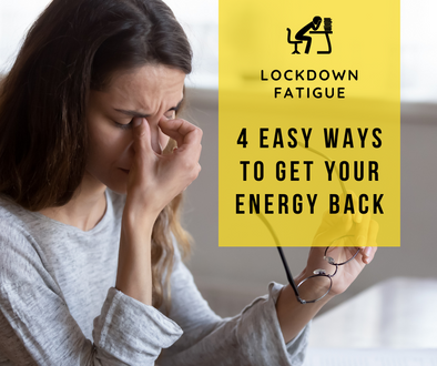 Woman struggling with lockdown fatigue